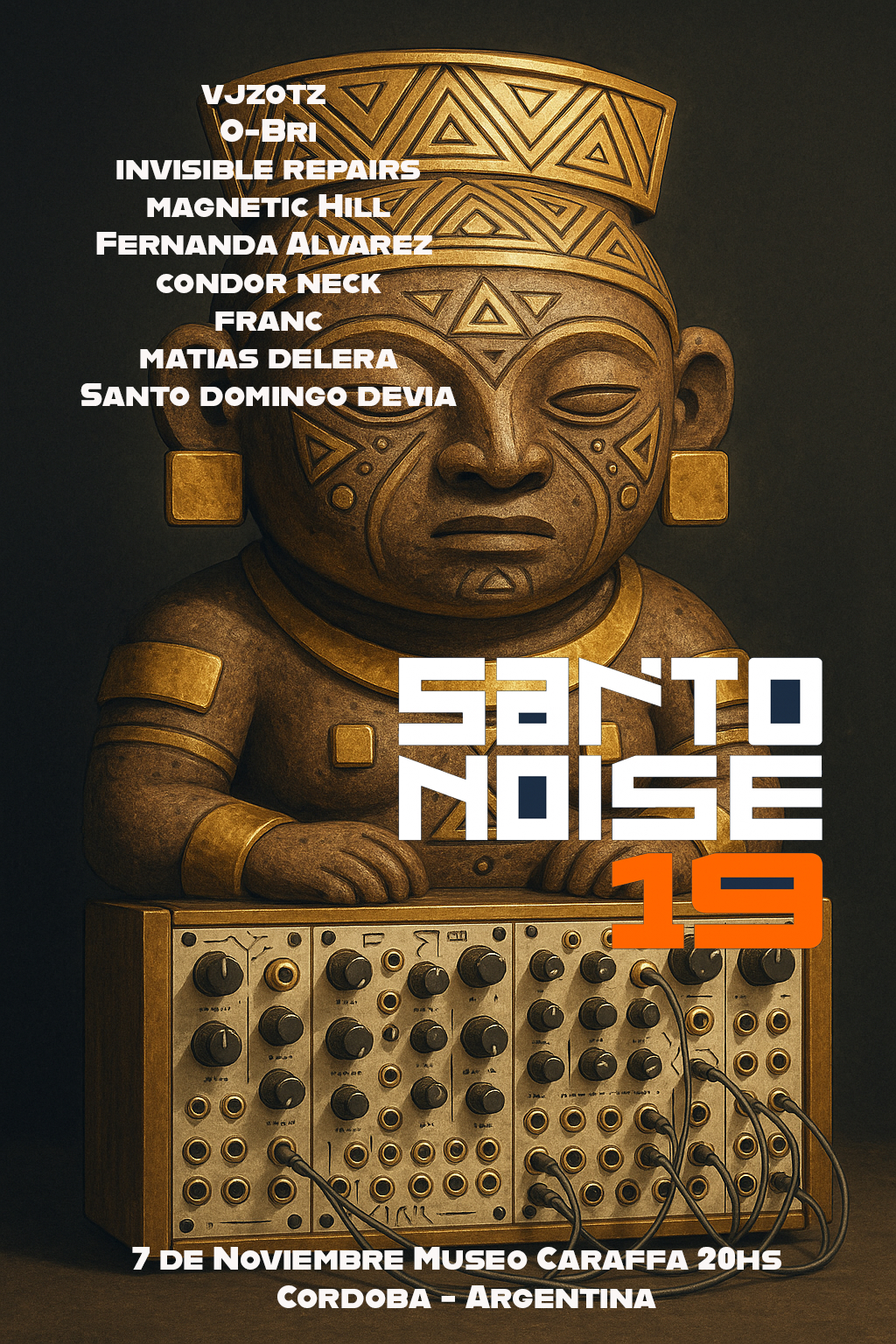 Afiche Santo Noise 19